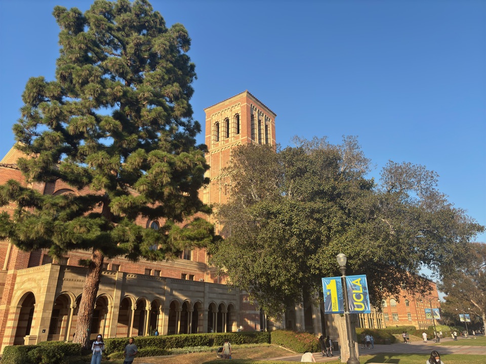 Royce Hall in the evening light