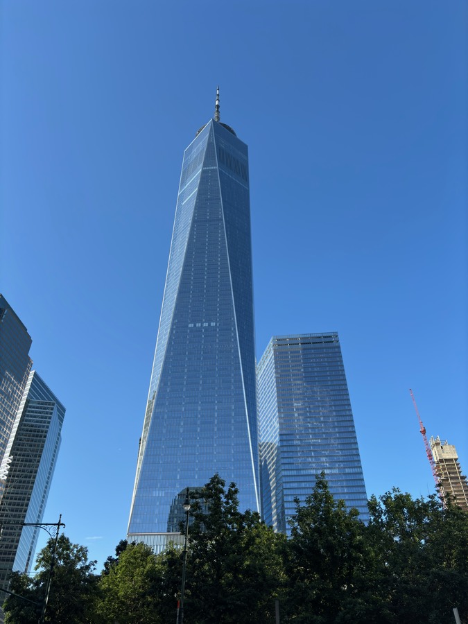 One World Trade Center from street level