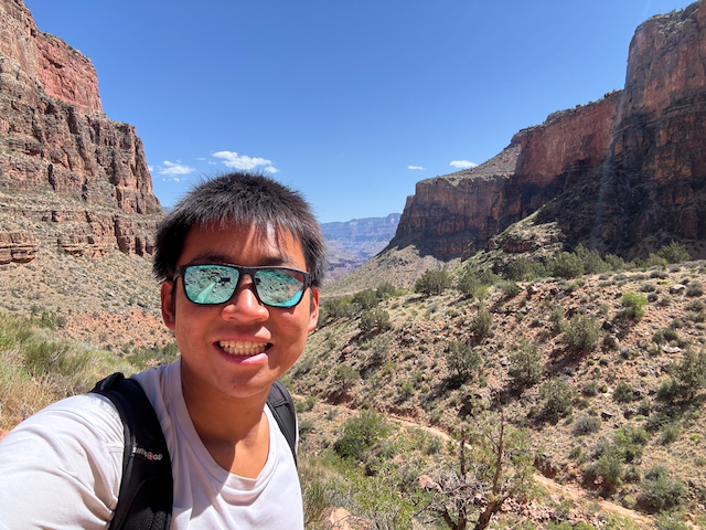 Hiking trail in Grand Canyon